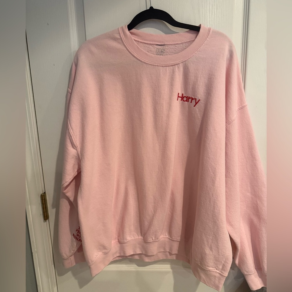 Harry Styles Pink Crewneck